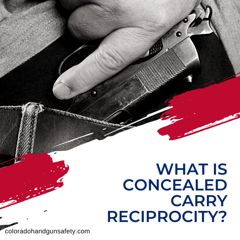 What Is Concealed Carry Reciprocity? | Colorado Handgun Safety