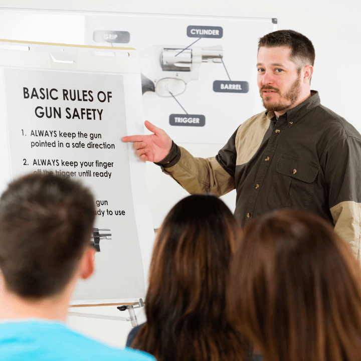 a picture of gun safety rules