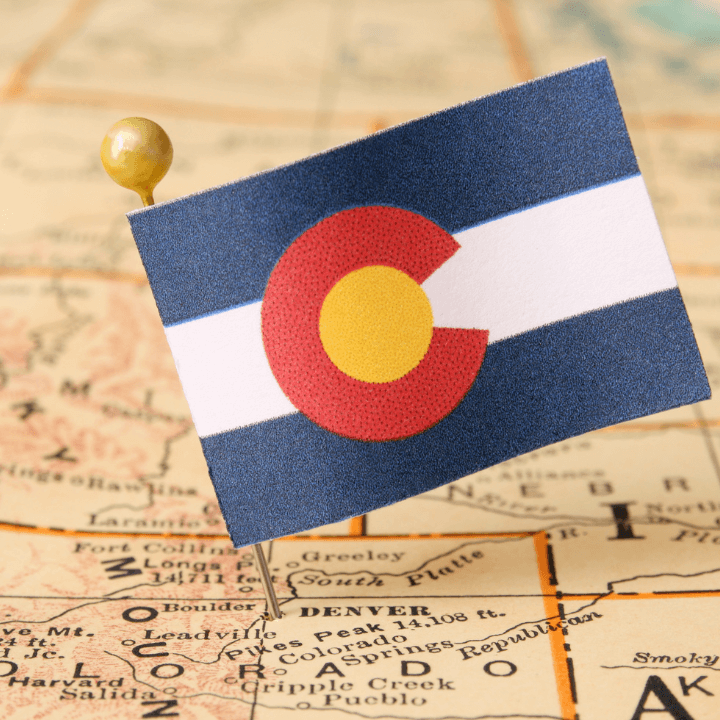 a picture of a colorado flag
