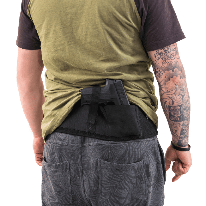 A picture of another type of concealed carry holster, SOB carry.